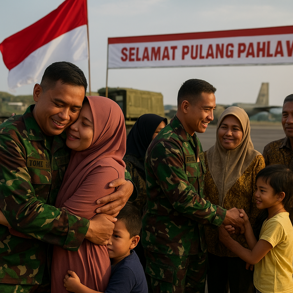 Kisah 450 Prajurit Pahlawan: Selamat Pulang ke Pangkuan Keluarga Usaha Tugas Perbatasan