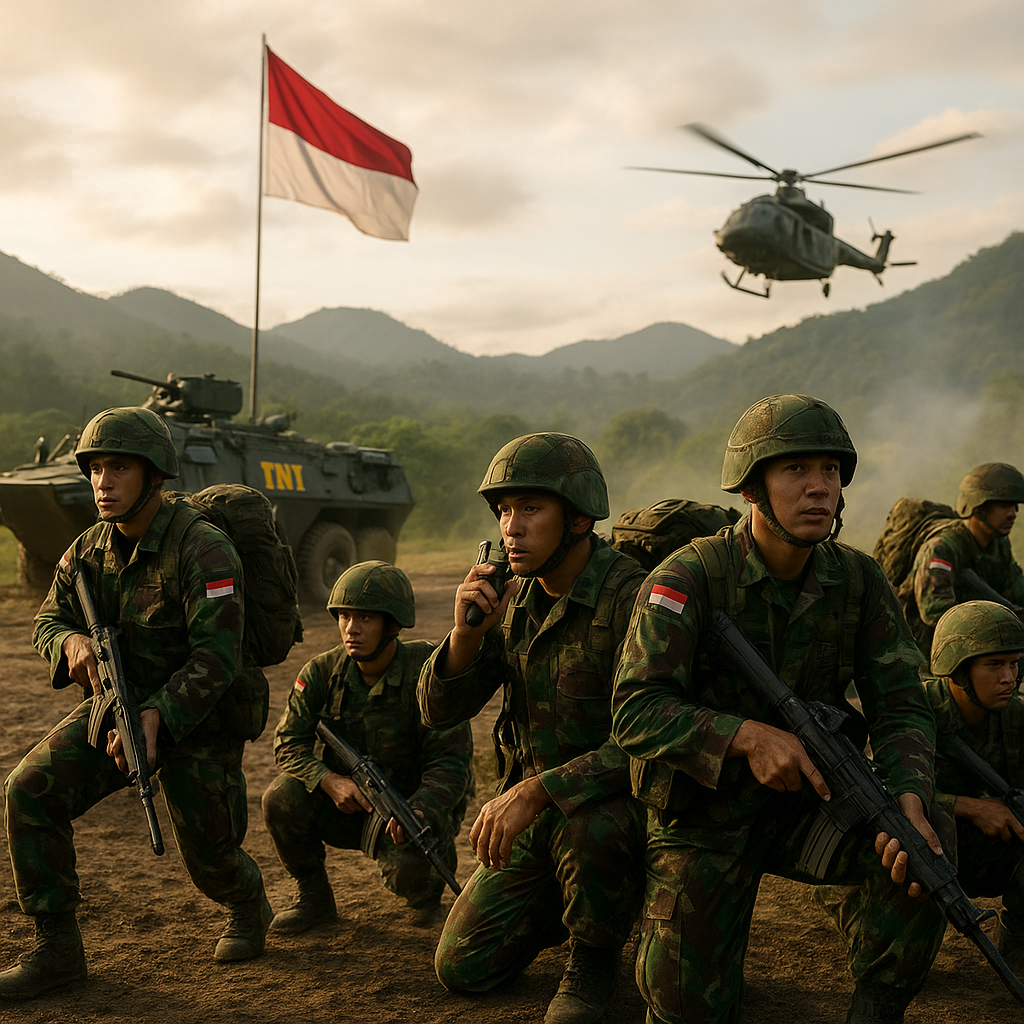 Latihan Gabungan TNI 'Rajawali Nusantara' Tunjukkan Kesiapan Tempur di Perbatasan