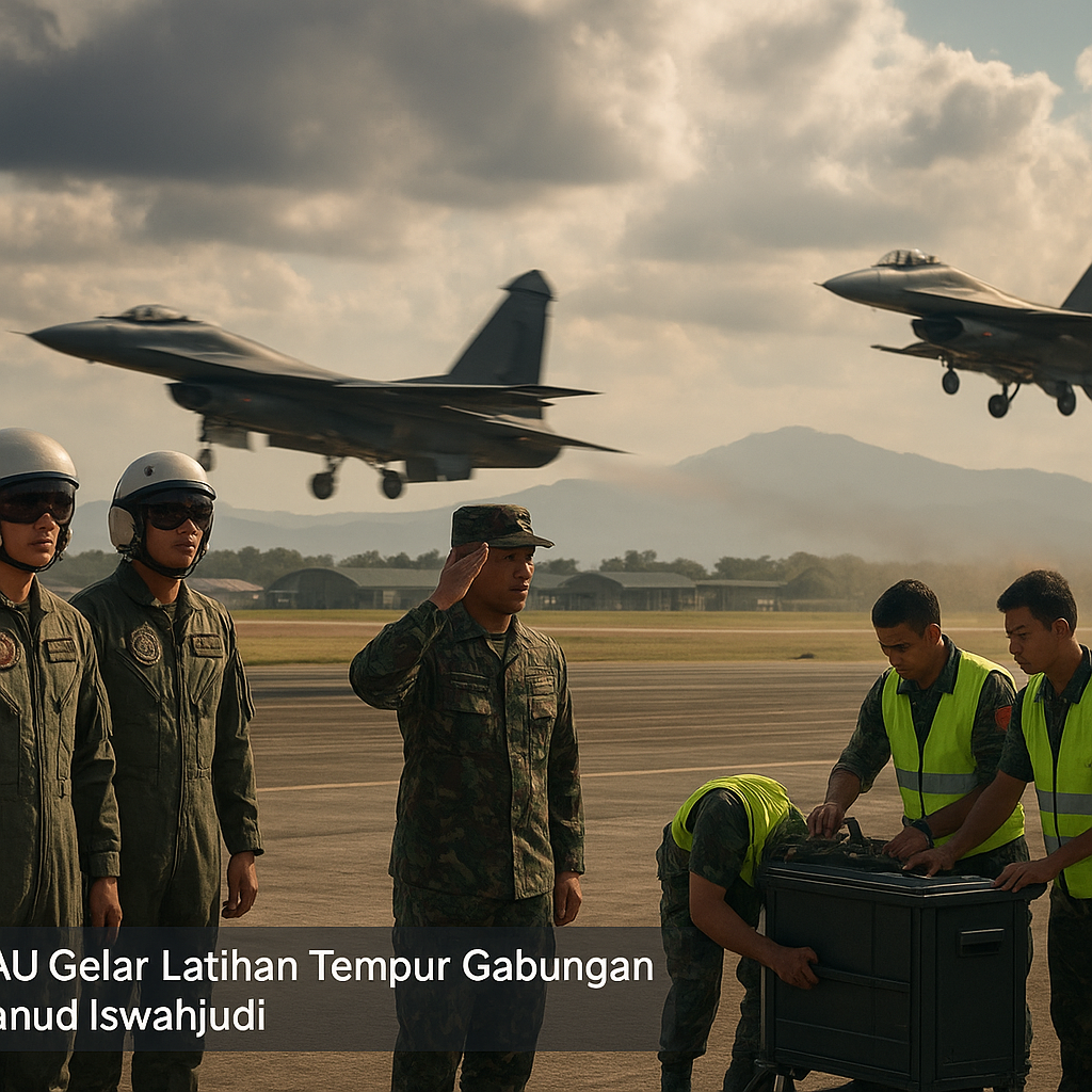 TNI AU Gelar Latihan Tempur Gabungan di Lanud Iswahjudi