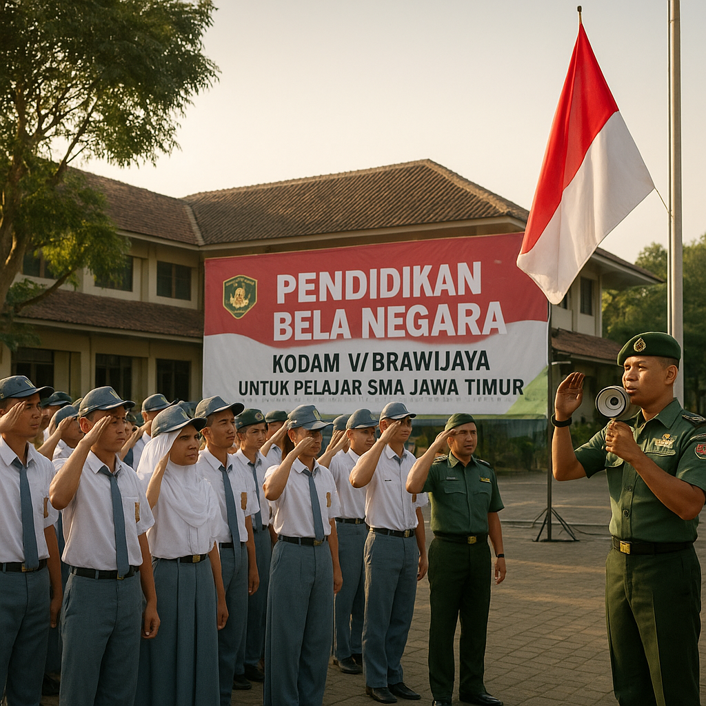 Pendidikan Bela Negara Digalakkan untuk Pelajar SMA di Jawa Timur