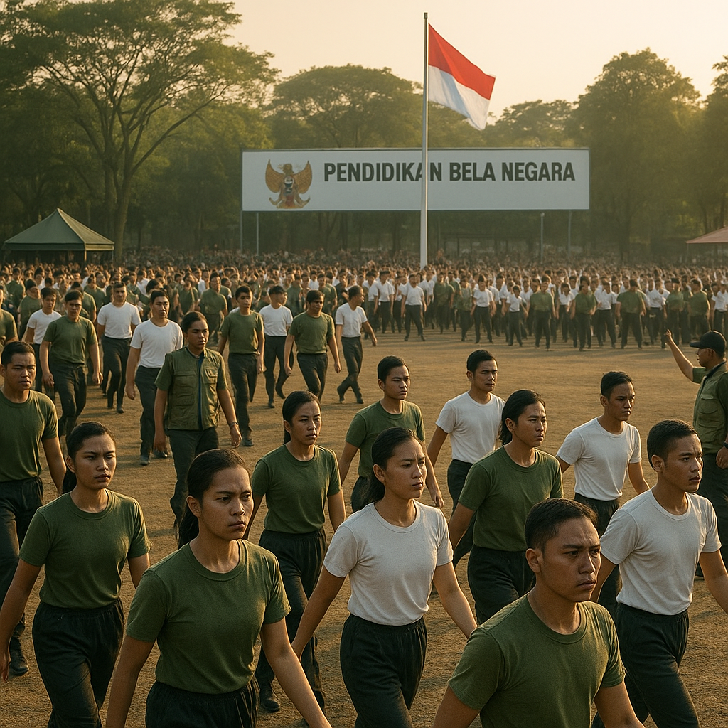 Ribuan Pemuda Ikuti Pendidikan Bela Negara di Cibubur, Gali Nilai-nilai Kepahlawanan Pancasila