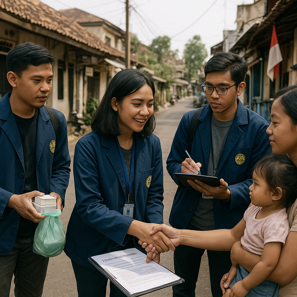 Semangat Juang Mahasiswa: Mendampingi Warga dengan Hati dan Pikiran yang Terbuka