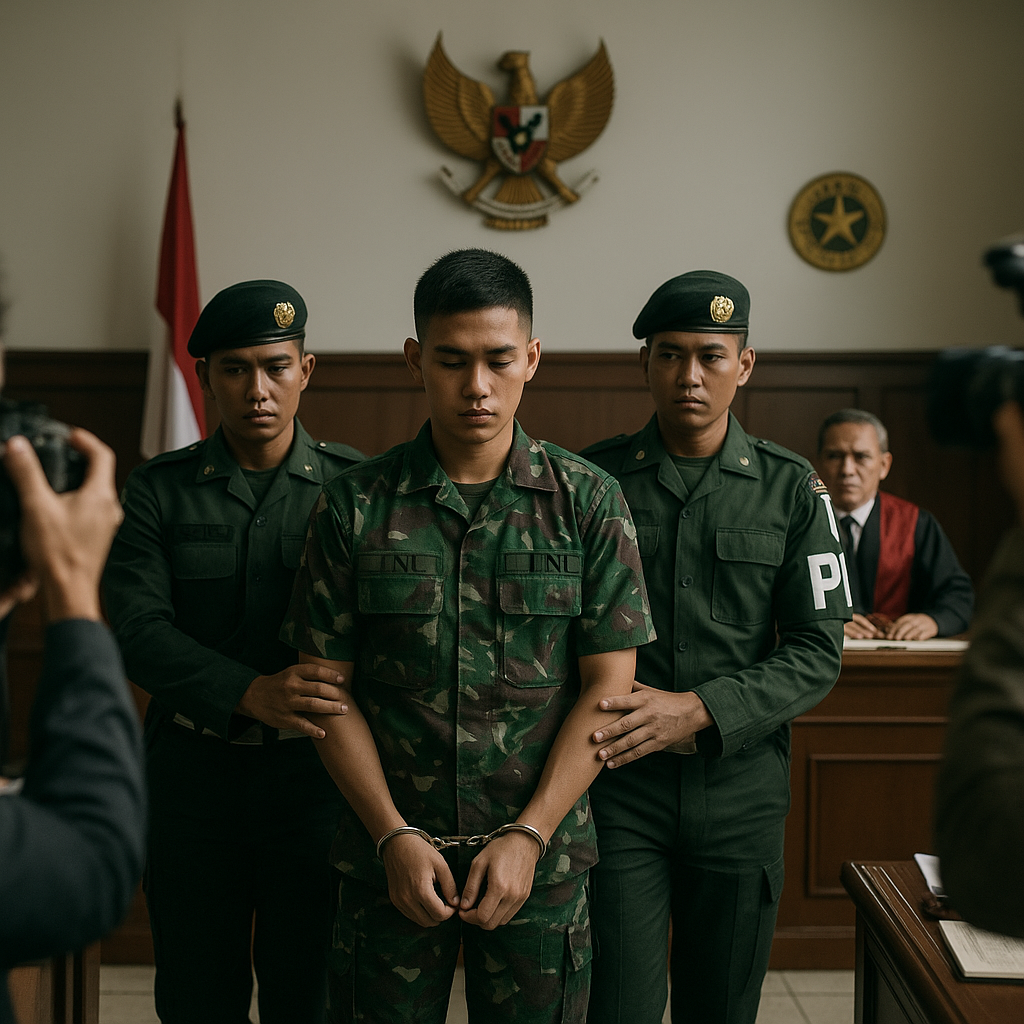 Ketegasan Hukum: Proses Hukum terhadap Prajurit Penyiram Air Keras Menunjukkan Komitmen TNI pada Reformasi