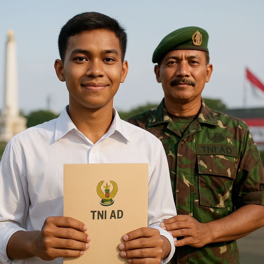 Mengikuti Jejak Ayah, Pemuda 19 Tahun Raih Posisi Tertinggi dalam Tes Rekrutmen TNI AD