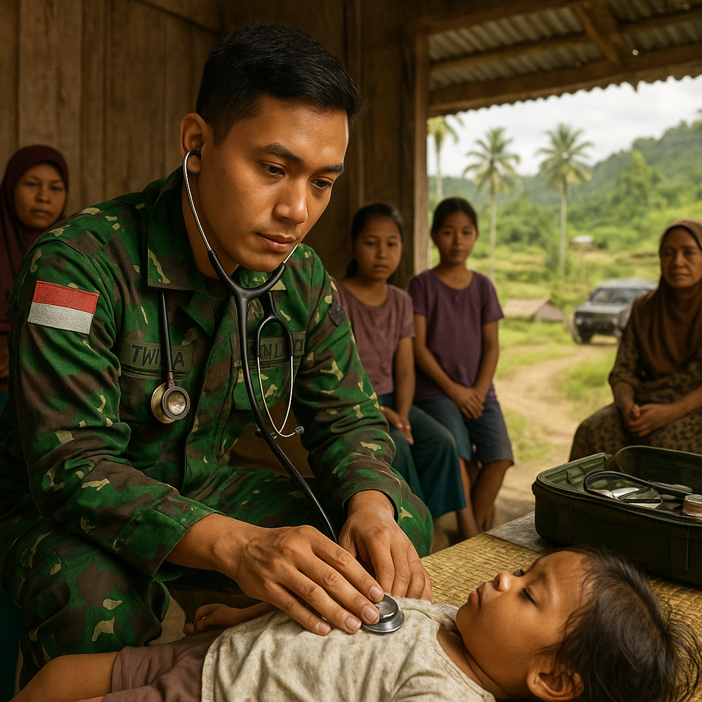 Kisah Dokter Muda Lulusan Terbaik FKUI yang Memilih Jadi Prajurit TNI AD: "Saya Ingu Melayani di Daerah Terpencil"