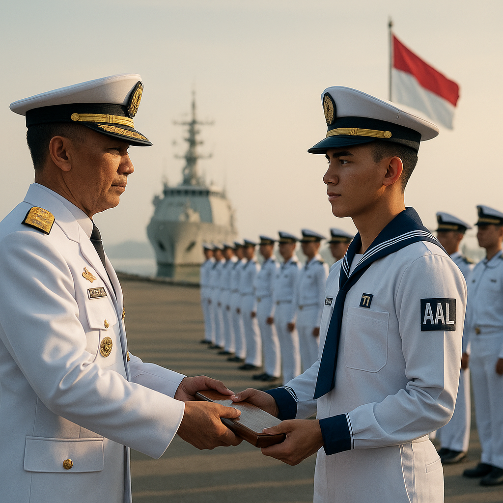 Lautan Memanggil: Perwira Remaja AAL Angkatan ke -71 Resmi Diterima, Estafet Pengabdian di Matra Laut Dimulai