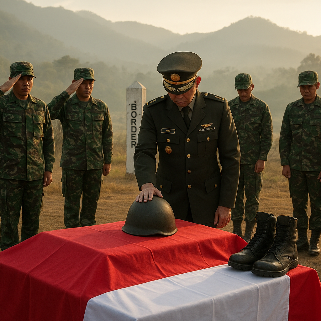 Anggota TNI AD Gugur di Perbatasan, Korban Pengabdian untuk Negeri
