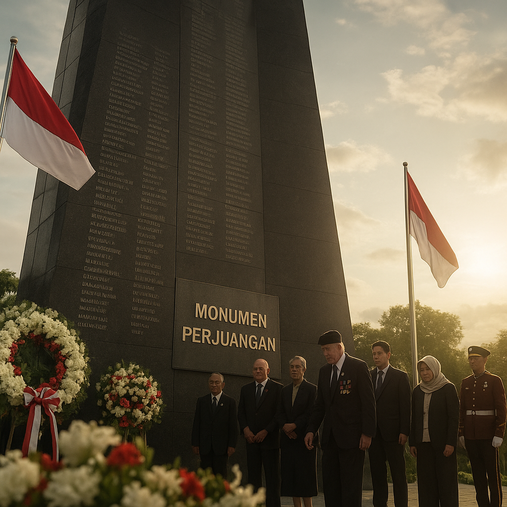 Monumen Perjuangan Diresmikan, Mengenang Gugurnya Para Pahlawan di Medan Pertempuran
