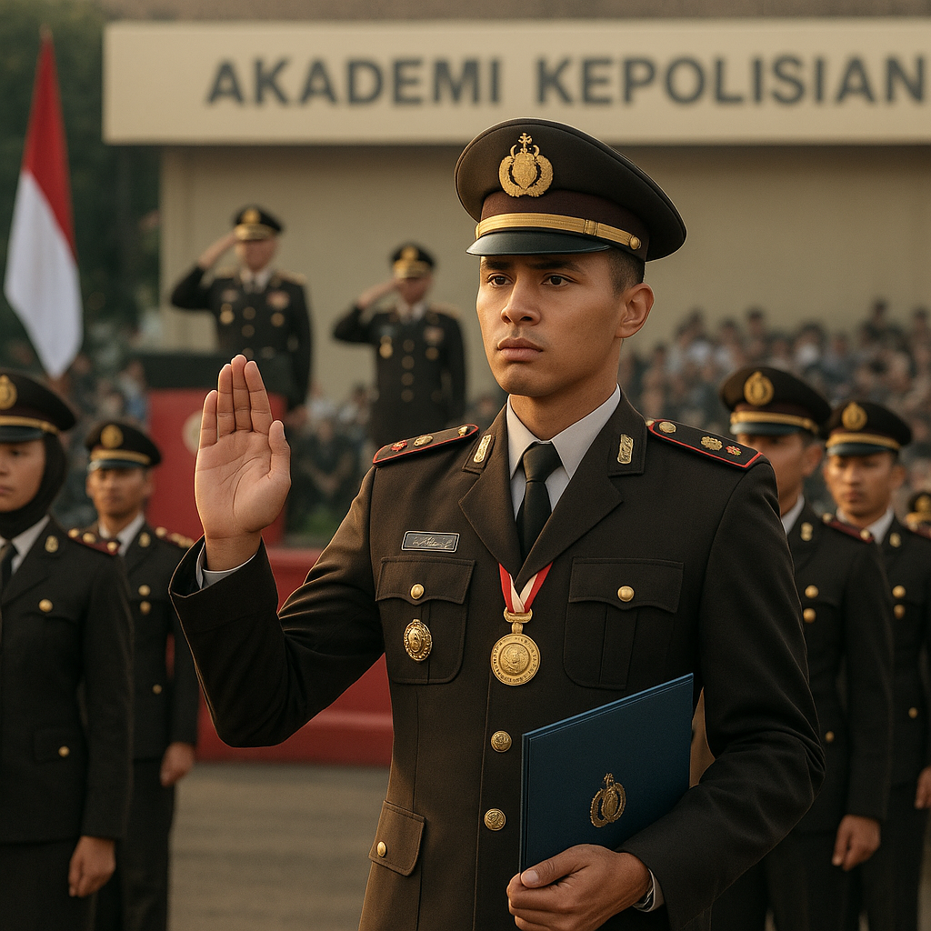 Lulusan Terbaik Akpol: Janji Setia Menjadi Pelayan Hukum yang Berintegritas dan Berani