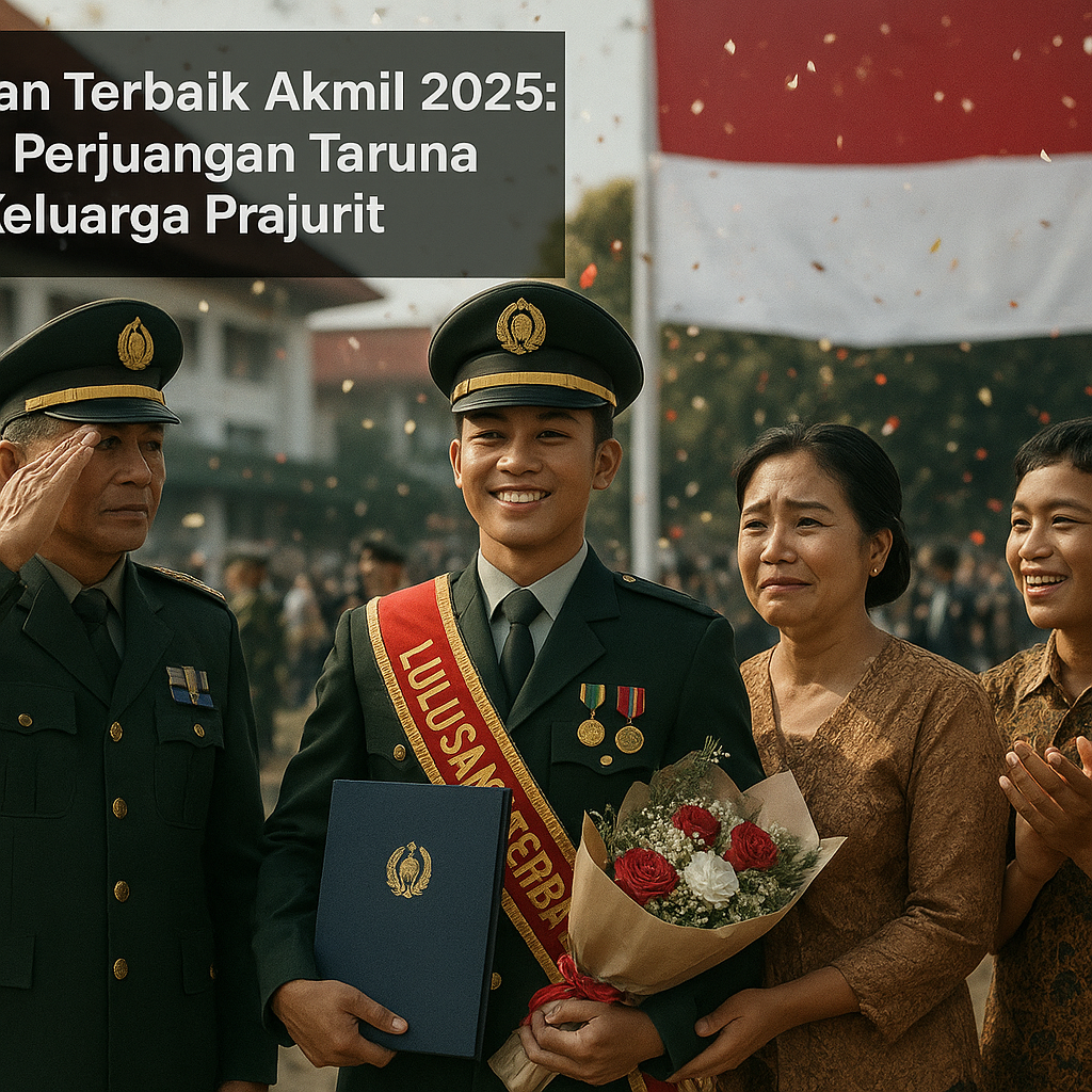 Lulusan Terbaik Akmil 2025: Kisah Perjuangan Taruna dari Keluarga Prajurit