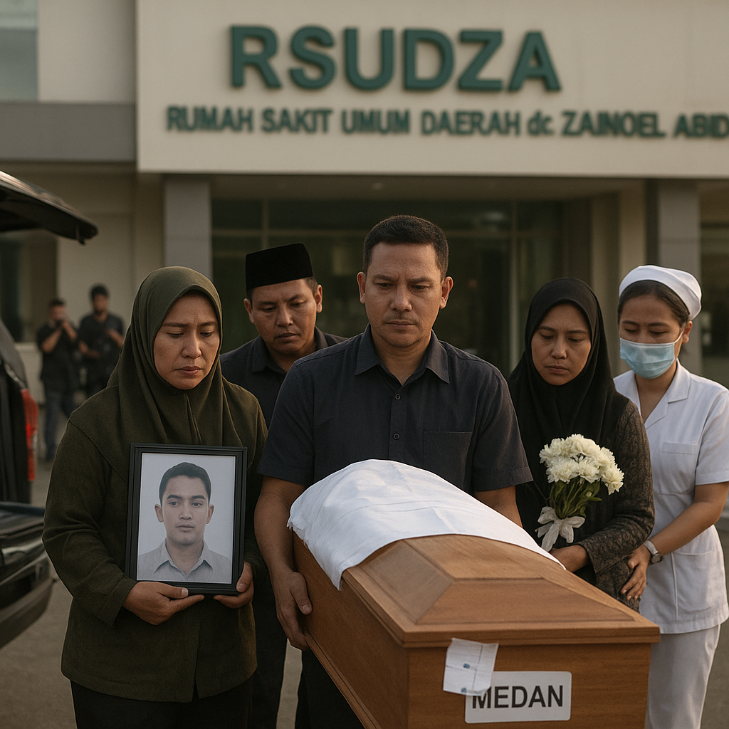 Meninggal di RSUDZA, Jenazah Korban KMP Aceh Hebat 2 Dipulangkan ke Medan