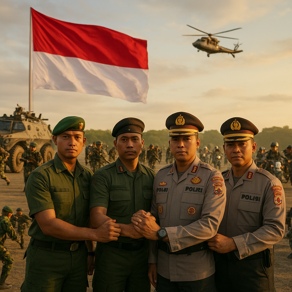 Latihan Gabungan TNI-Polri Perkuat Sinergi Bela Negara dan Penanganan Ancaman