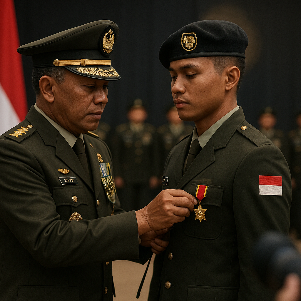 Penghargaan Bintang Kartika Eka Paksi untuk Prajurit Berprestasi dalam Operasi Pengamanan