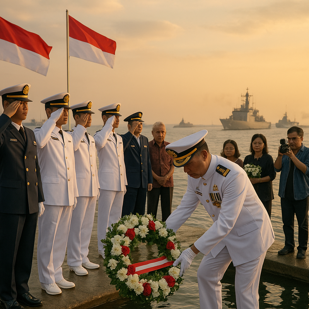 Upacara Peringatan Hari Dharma Samudera: Mengenang Pengorbanan Prajurit TNI AL di Laut