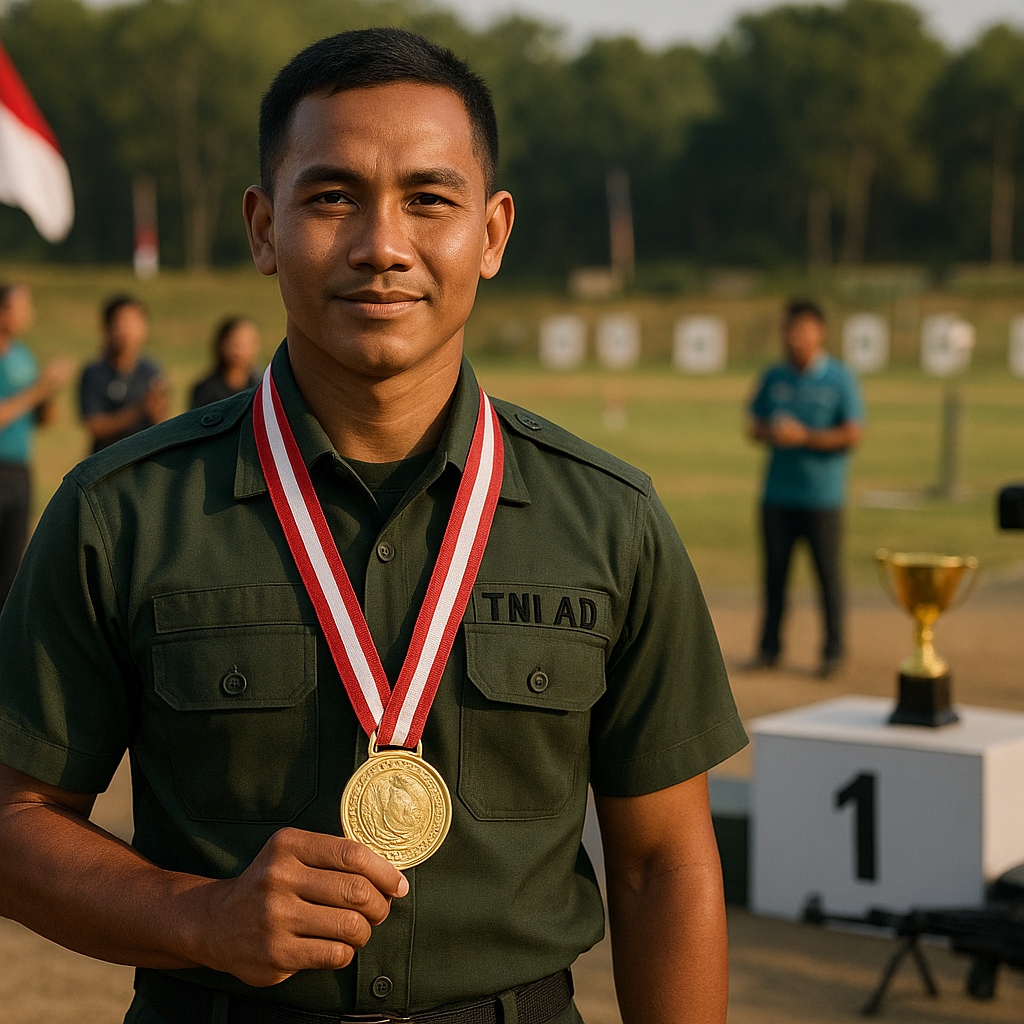 Prajurit TNI AD Raih Medali Emas di Kejuaraan Menembak Internasional, Buktikan Keunggulan Anak Bangsa
