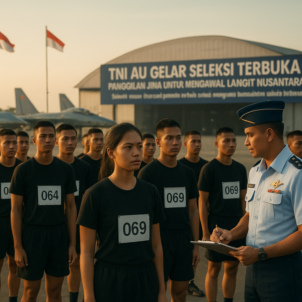 TNI AU Gelar Seleksi Terbuka, Panggilan Jiwa untuk Mengawal Langit Nusantara