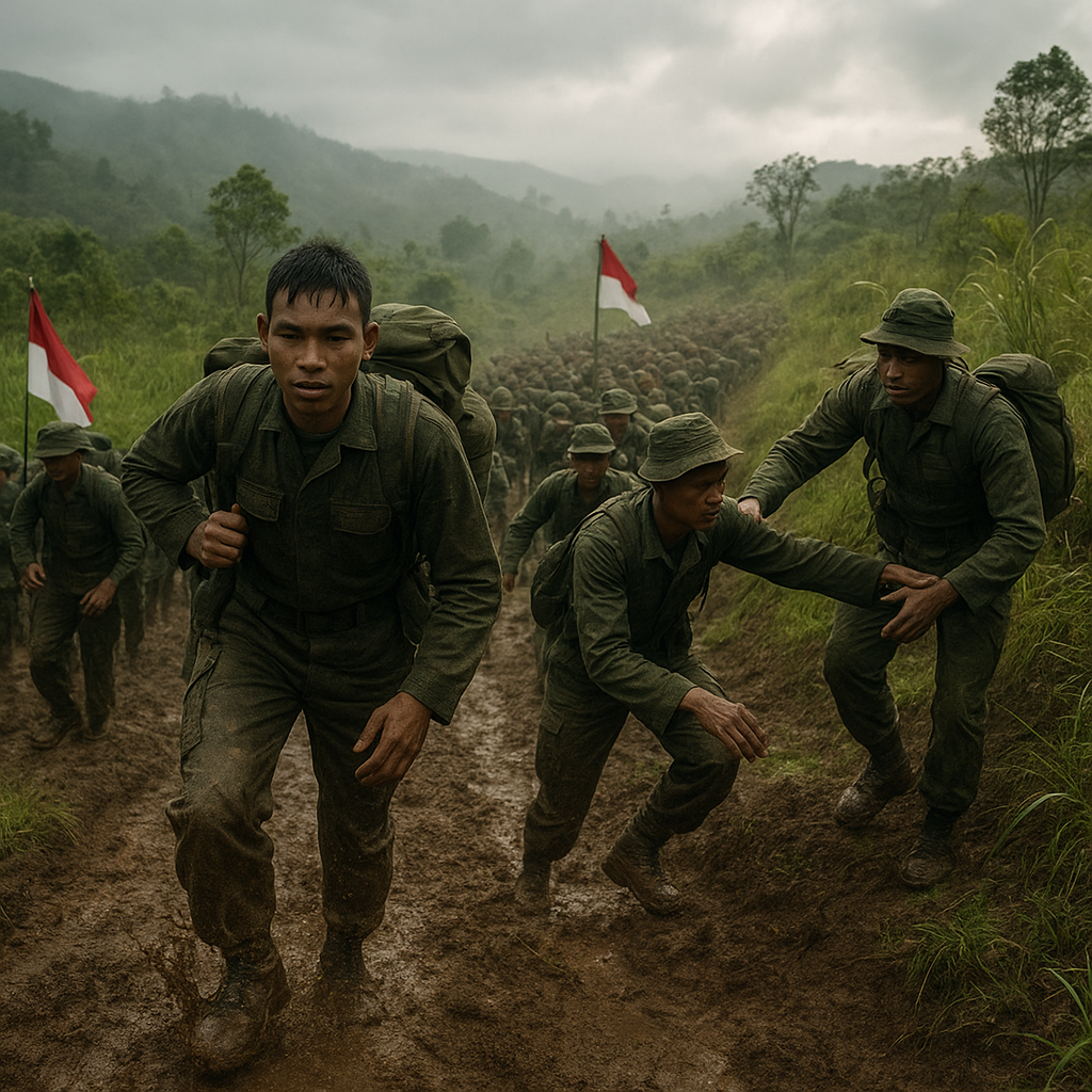 Napak Tilas Perjuangan Jenderal Soedirman, Ratusan Taruna Akmil Lintas Medan Berat