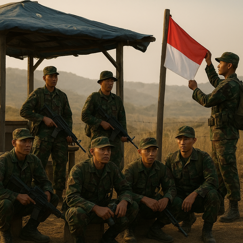 Semangat Juang 7 Prajurit Pengamanan Batas, Bertahan di Lokasi Terisolir Demi Kedaulatan NKRI