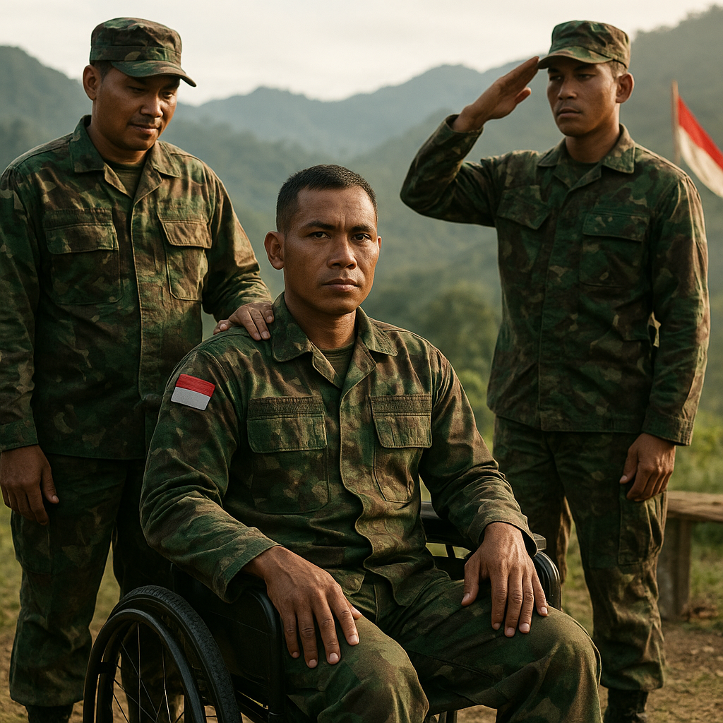 Kisah Prajurit TNI Lumpuh di Papua, Bertahan 5 Tahun Jalankan Tugas dengan Semangat Pengabdian