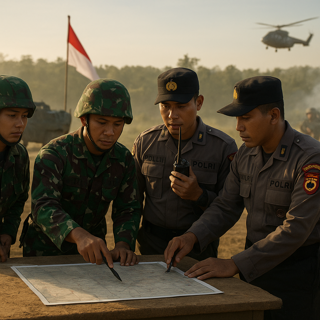 Latihan Gabungan TNI-Polri Perkuat Sinergi dan Ketangguhan Hadapi Ancaman Hybrid