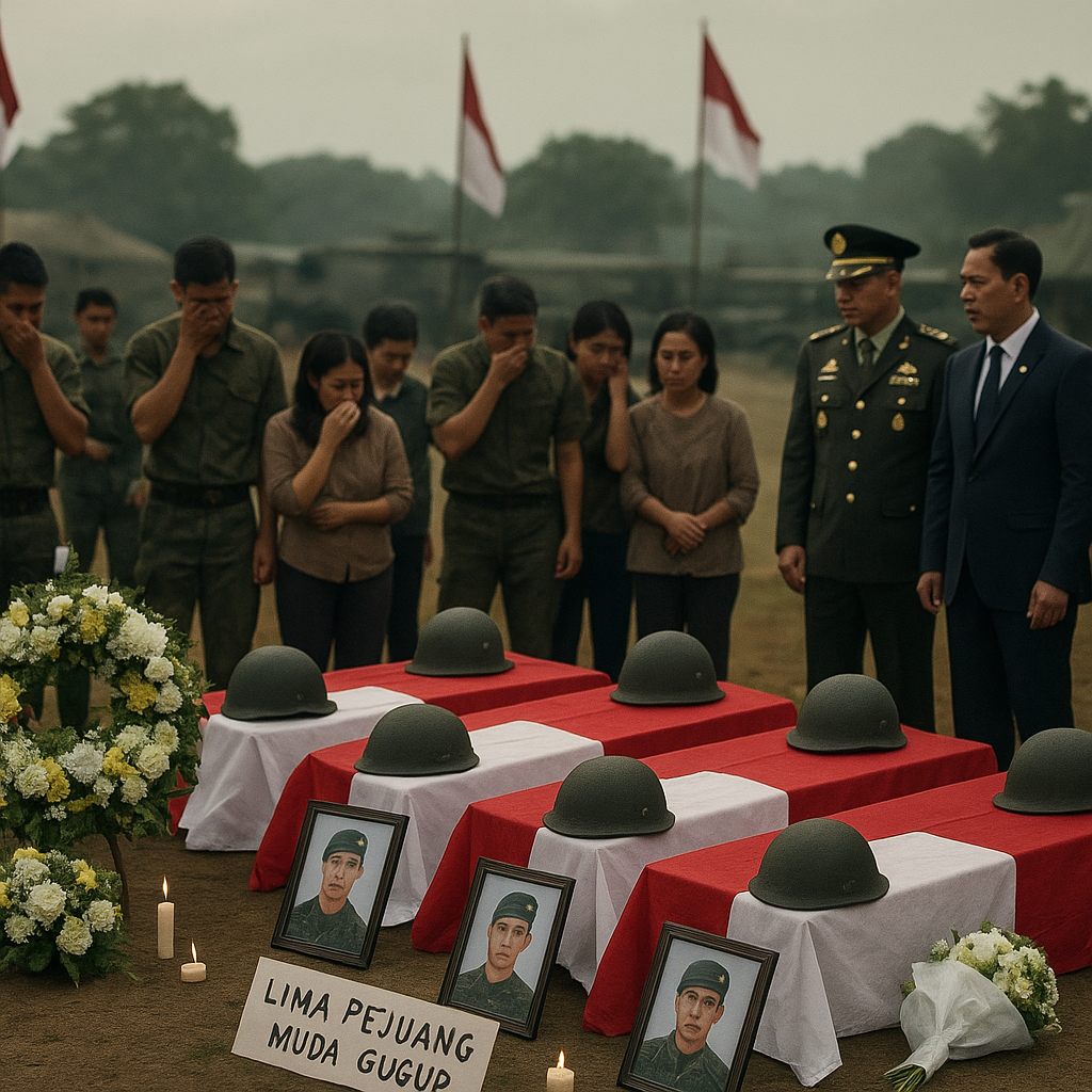 Lima Pejuang Muda Gugur dalam Medan Latihan Bela Negara, Menhan Perintahkan Evaluasi Menyeluruh