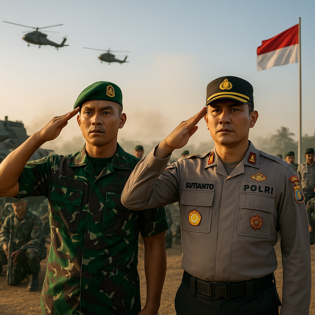 Latihan Gabungan TNI-Polri Memperkuat Sinergi, Bentuk Ketangguhan Pelindung Bangsa