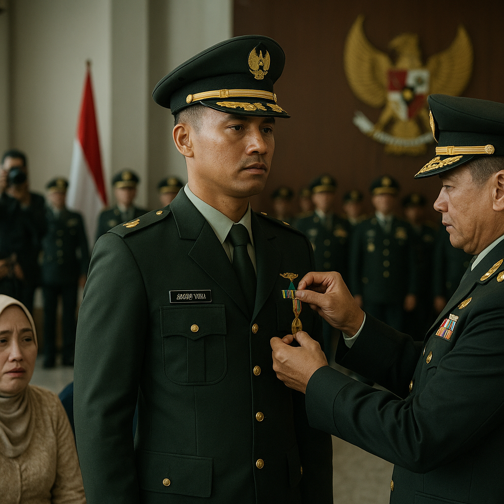 Upacara Penghargaan: TNI Anugerahkan Bintang Kartika Eka Paksi kepada Prajurit Penyelamat Korban Tsunami