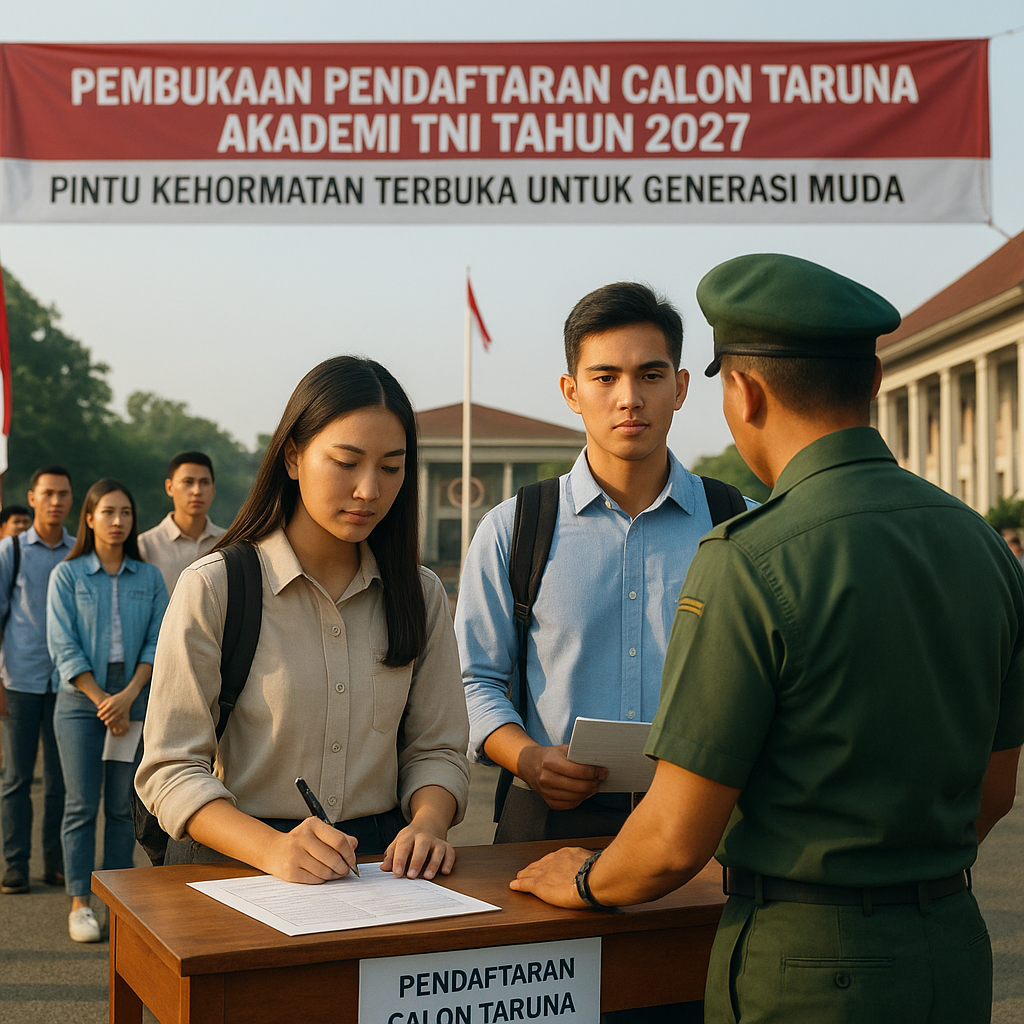 Pembukaan Pendaftaran Calon Taruna Akademi TNI Tahun 2027: Pintu Kehormatan Terbuka untuk Generasi Muda