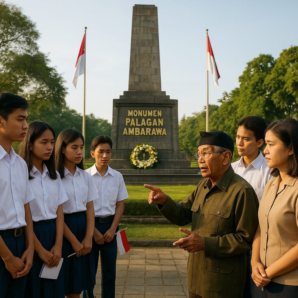 Napak Tilas Perjuangan di Monumen Palagan Ambarawa, Siswa SMA Dibekali Nilai-Nilai Kepahlawanan