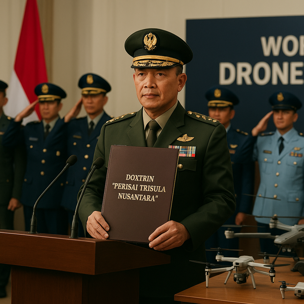 Panglima TNI Pimpin Pengesahan Doktrin 'Perisai Trisula Nusantara', Tegaskan Adaptasi Hadapi Perang Modern
