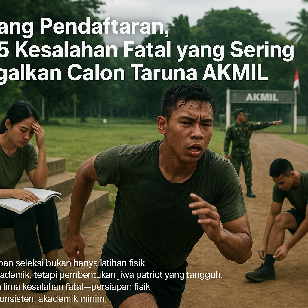 Jelang Pendaftaran, Ini 5 Kesalahan Fatal yang Sering Gagalkan Calon Taruna AKMIL