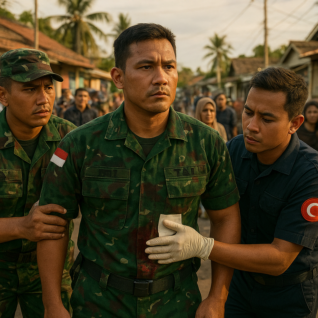 Anggota TNI Ditikam saat Lerai Perkelahian, Bukti Jiwa Penyelamat Tak Kenal Takut