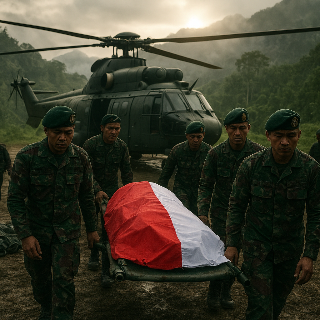 TNI Evakuasi Pilot Gugur di Papua dengan Operasi Khusus Perebutan Cepat