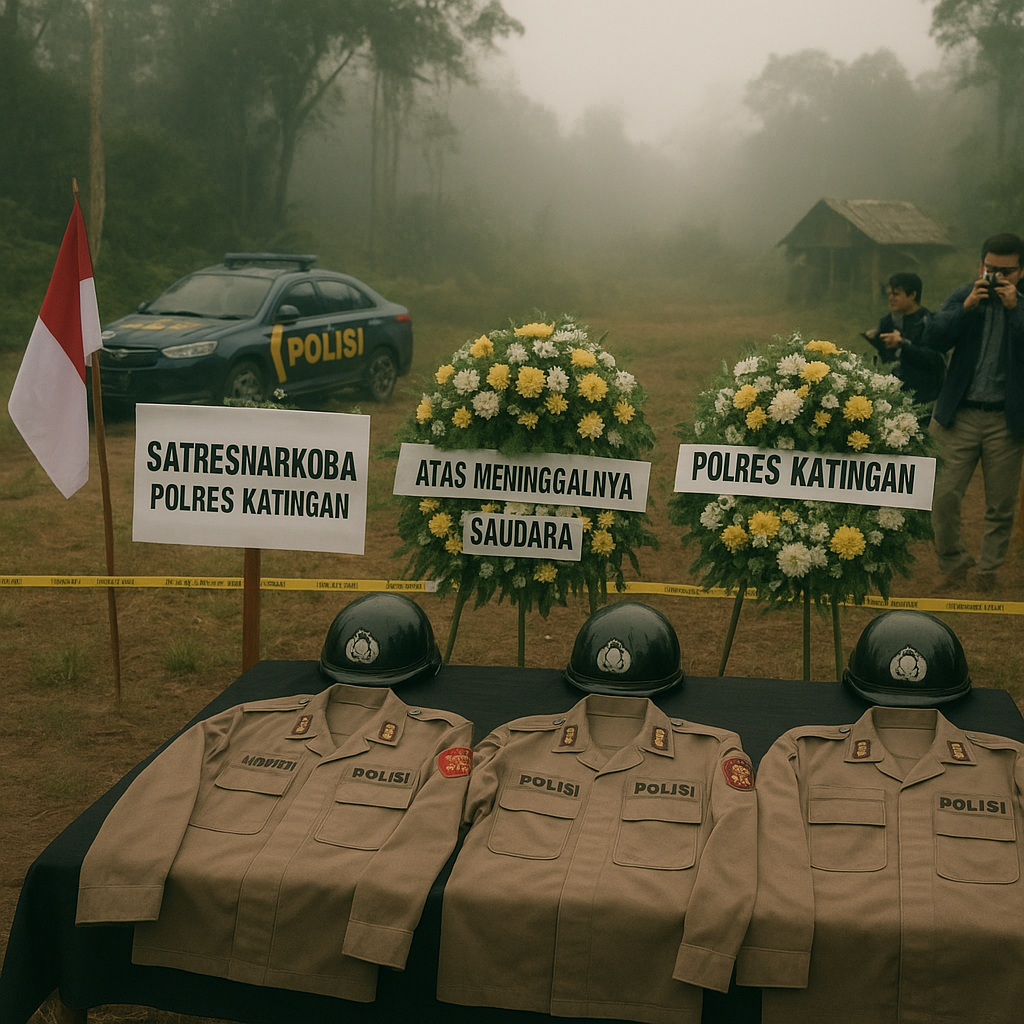 Fakta di Balik Gugurnya 3 Polisi Saat Gerebek Bandar Sabu di Katingan