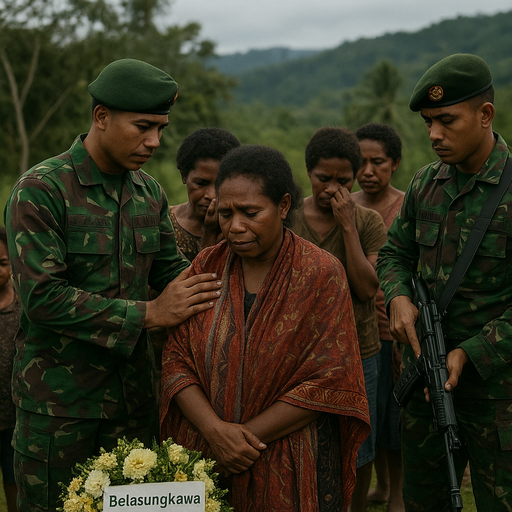 Belasungkawa dan Tanggung Jawab: TNI Berduka atas Insiden Warga Sipil di Papua