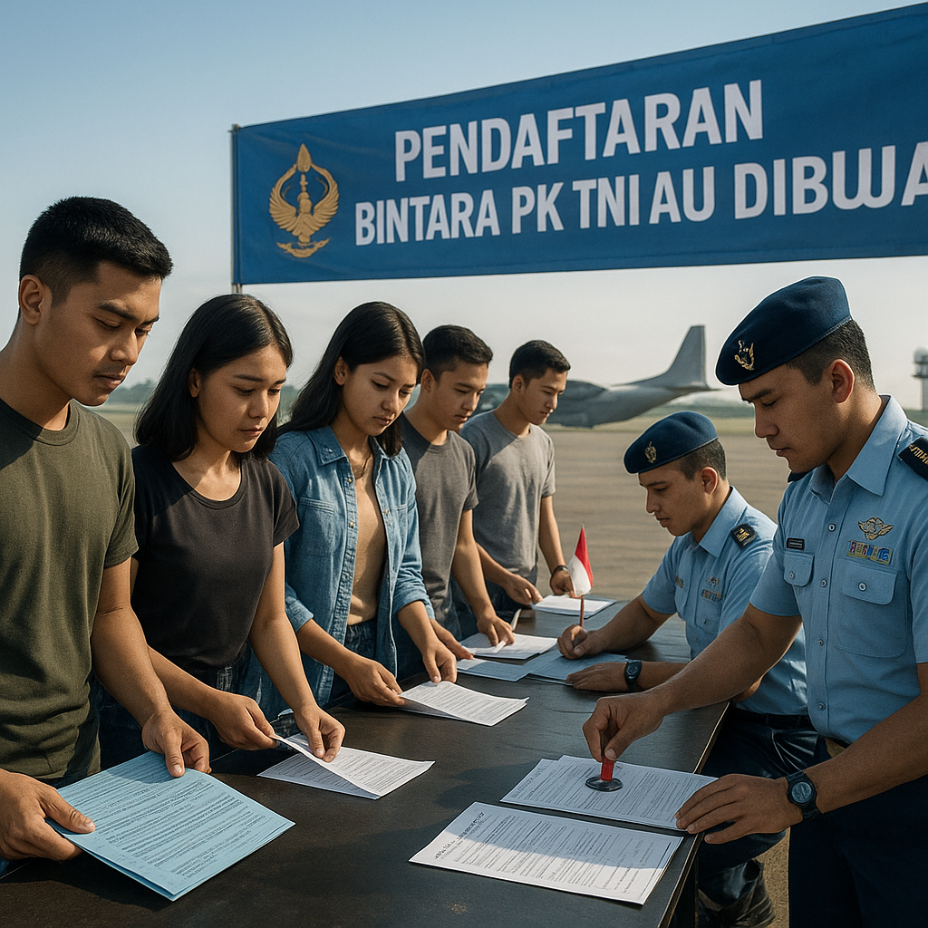 Pendaftaran Bintara PK TNI AU Dibuka, Kesempatan Emas untuk Terbang Mengabdi