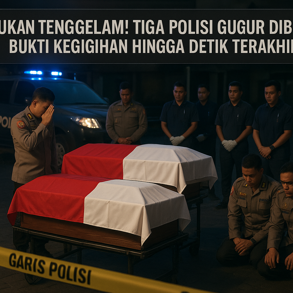 Bukan Tenggelam! Tiga Polisi Gugur Dibunuh: Bukti Kegigihan Hingga Detik Terakhir