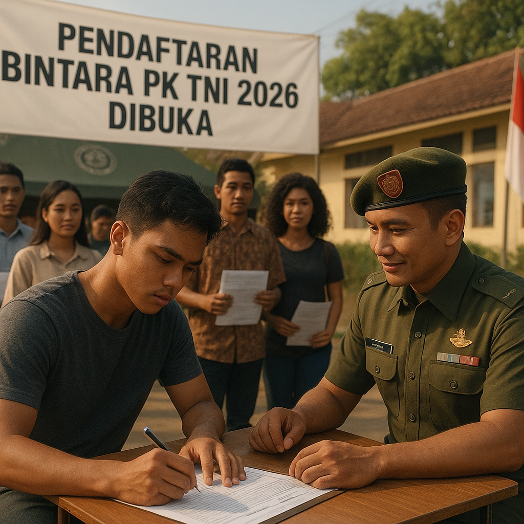 Pendaftaran Bintara PK TNI 2026 Dibuka: Kesempatan Mengabdi untuk Tanah Air