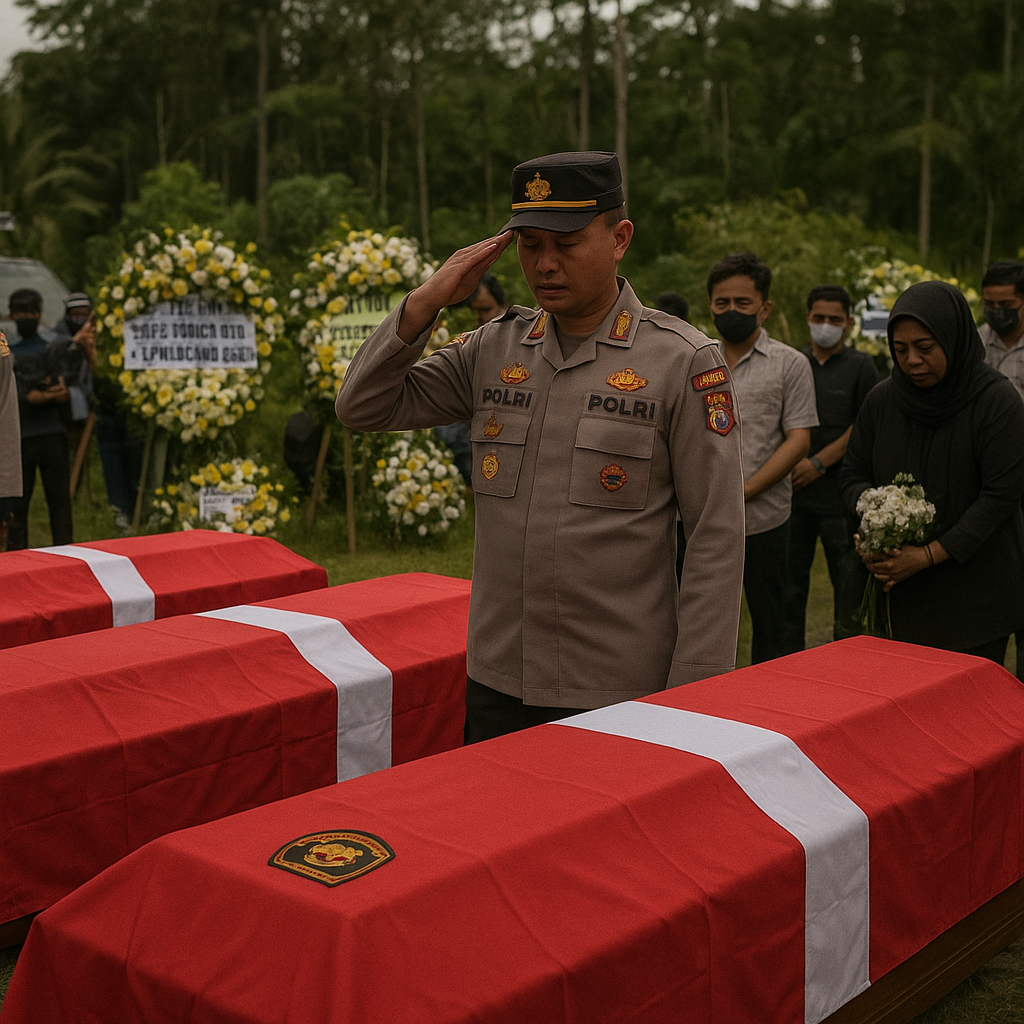 Diterjang Ombak Pengkhianatan: Kisah Heroik Tiga Polisi Gugur dalam Gerebekan Narkoba di Katingan