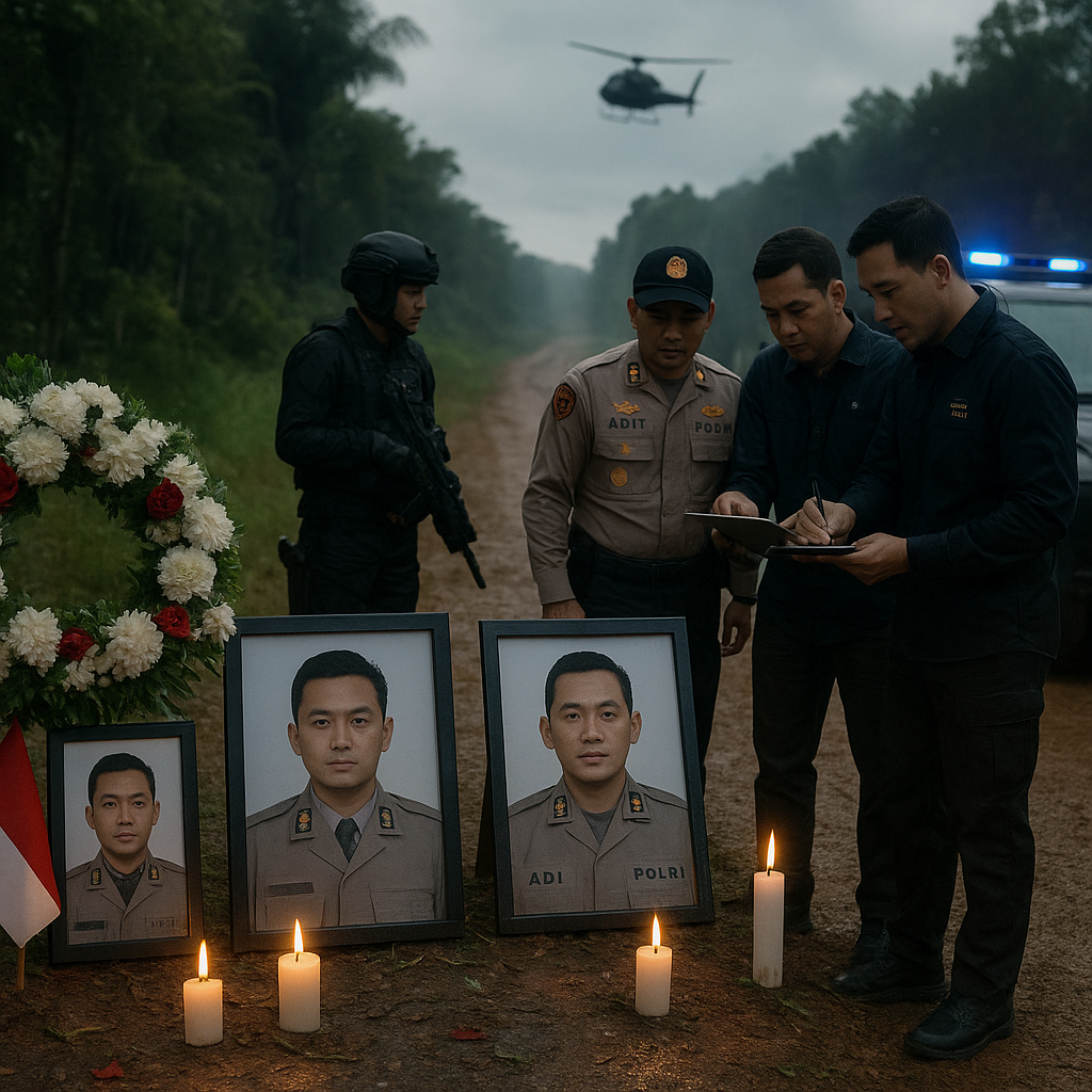 Polri Temukan Titik Terang Perburuan Penyerang 3 Polisi di Katingan