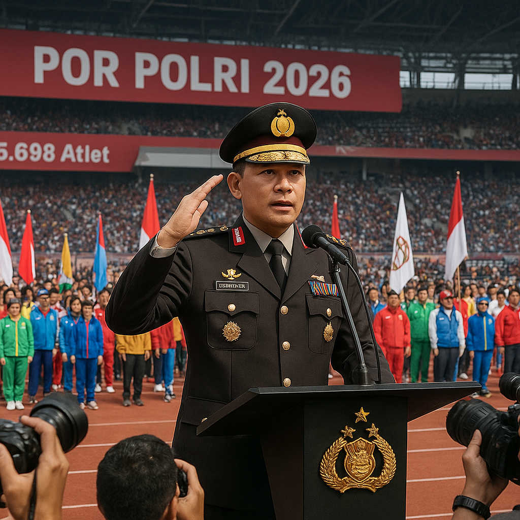 Wakapolri Buka Pekan Olahraga Polri 2026, Bakal Diikuti 6.698 Atlet