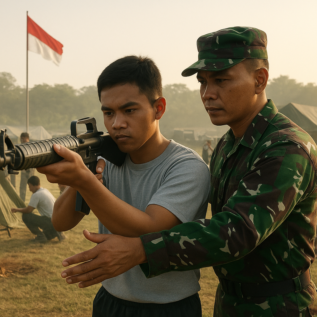 Gelora Semangat Bela Negara: 5000 Mahasiswa Ikuti Pelatihan Menembak dan Survival