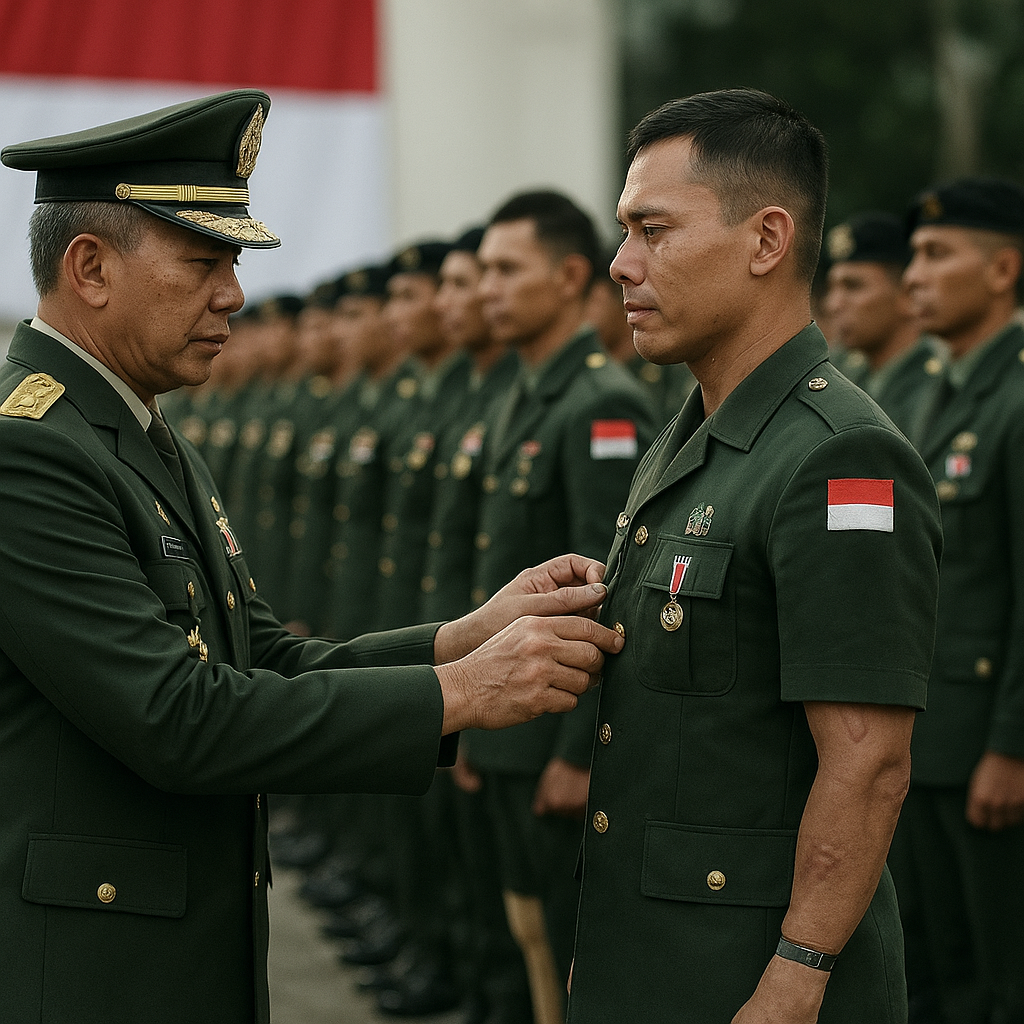 Penghargaan Peringatan Hari Pahlawan: TNI Anugerahkan Satyalancana kepada 25 Prajurit Penuh Luka Bakti