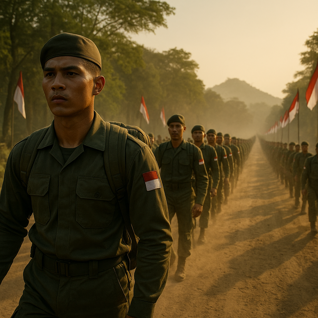 Napak Tilas Sejarah: 1000 Taruna AKMIL Jalani Long March Rute Perjuangan 1945