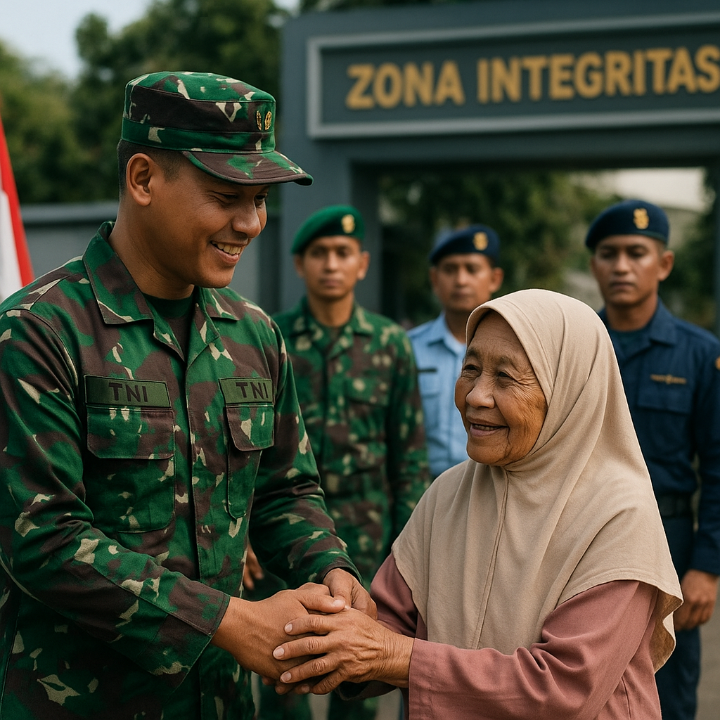 Zona Integritas TNI: Prajurit Wajib Jujur, Bersih, dan Melayani dengan Sepenuh Hati