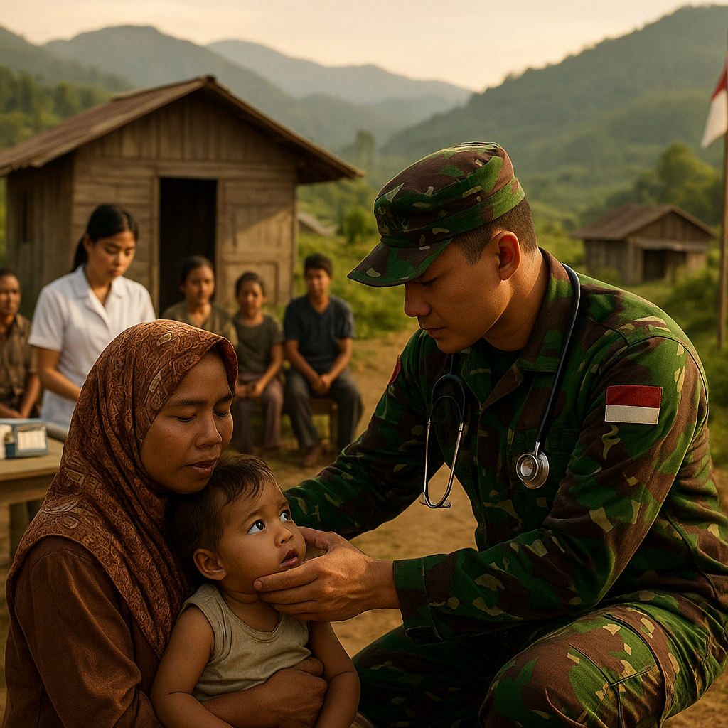 Dokter Prajurit TNI Dapat Apresiasi Khusus Atas Pengabdian di Daerah Terpencil