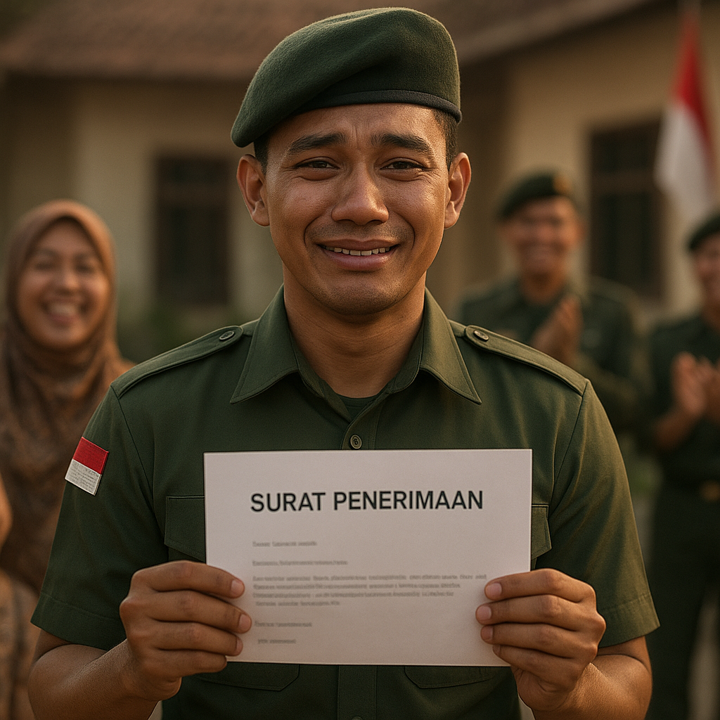 Kisah Haru Prajurit TNI Diterima di Perguruan Tinggi Favorit Usai Tugas Pengabdian