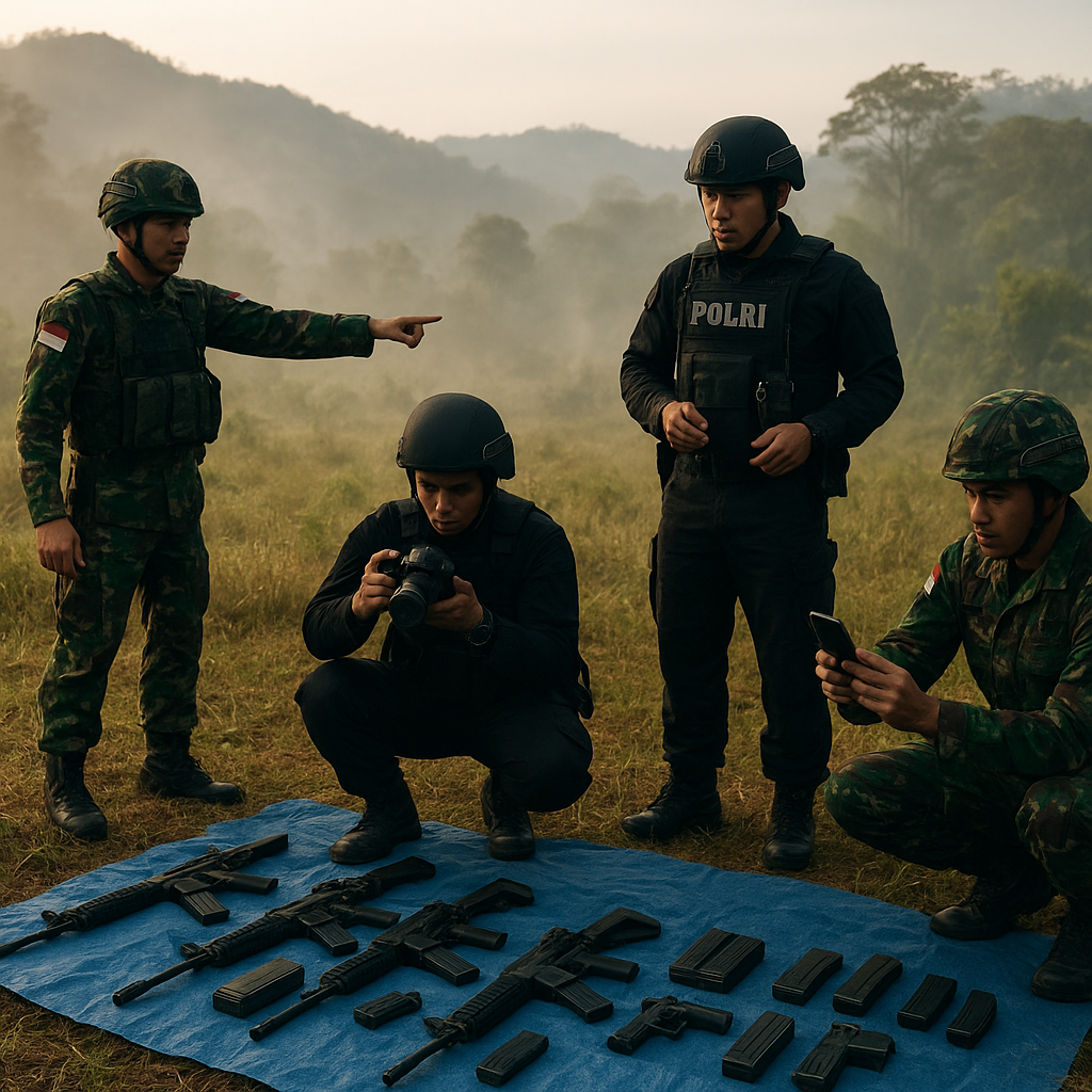Tim Gabungan TNI-Polri Tumpas KKB Papua, Amankan Senjata dan Tegakkan Kedaulatan Negara