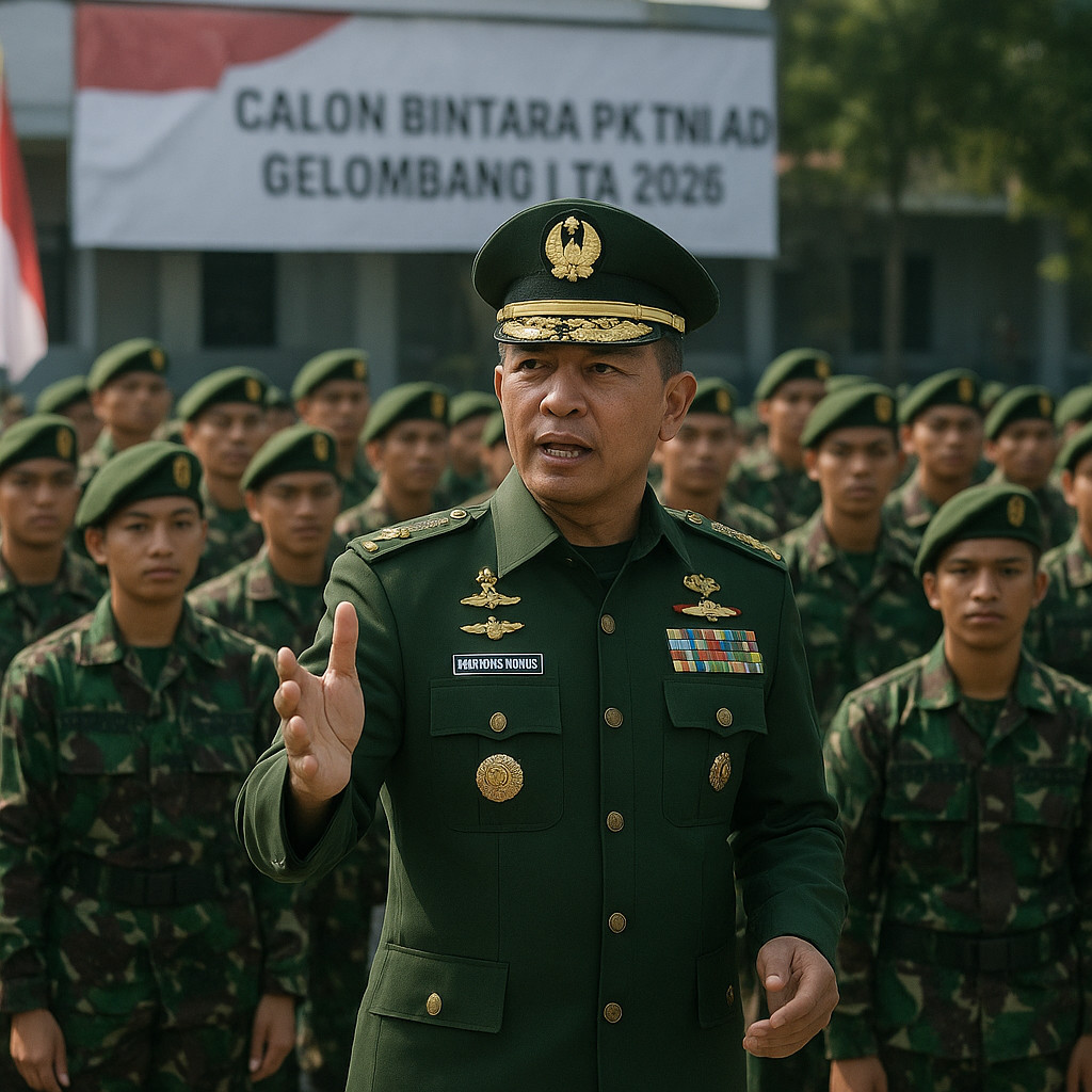 Pangdam Jaya Beri Motivasi kepada Calon Bintara PK TNI AD Gelombang I TA 2026