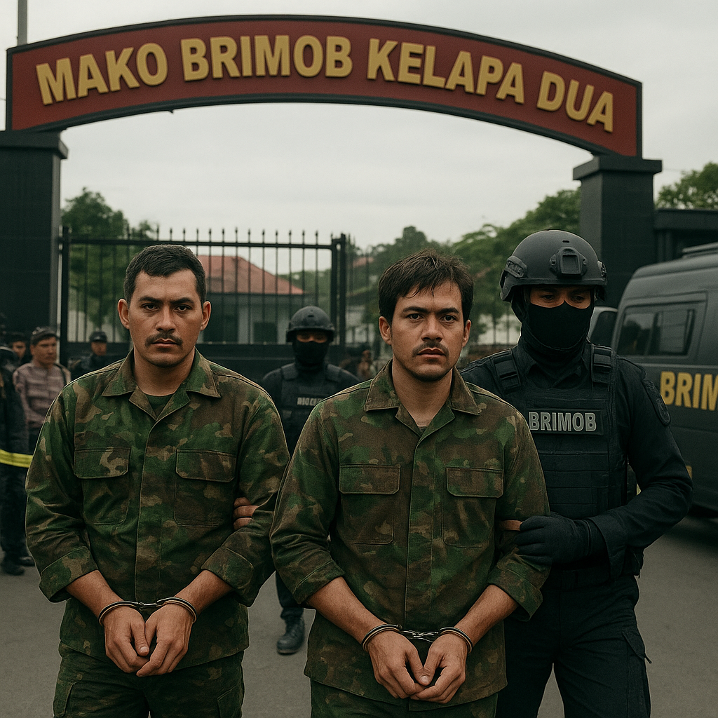 Dua Prajurit TNI Gadungan Tertangkap Saat Mencoba Masuk Mako Brimob